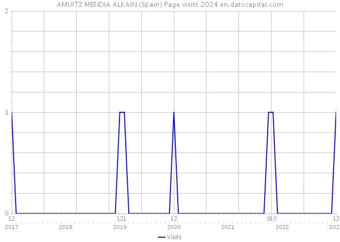 AMUITZ MENDIA ALKAIN (Spain) Page visits 2024 