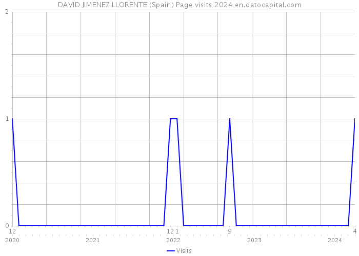 DAVID JIMENEZ LLORENTE (Spain) Page visits 2024 