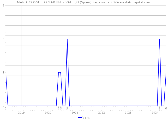 MARIA CONSUELO MARTINEZ VALLEJO (Spain) Page visits 2024 