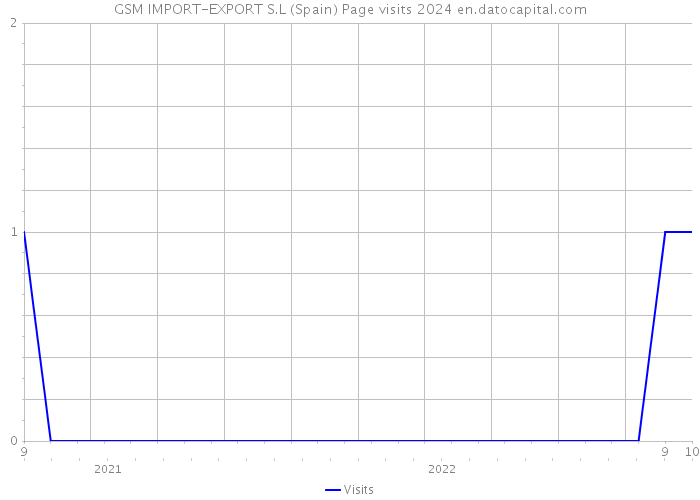 GSM IMPORT-EXPORT S.L (Spain) Page visits 2024 