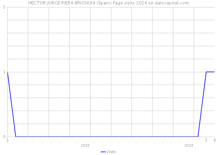 HECTOR JORGE RIERA BRIGNONI (Spain) Page visits 2024 