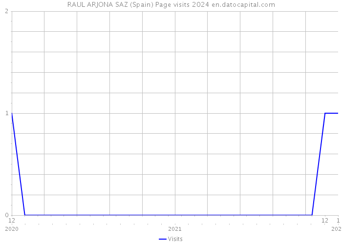 RAUL ARJONA SAZ (Spain) Page visits 2024 