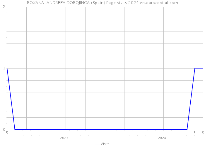 ROXANA-ANDREEA DOROJINCA (Spain) Page visits 2024 
