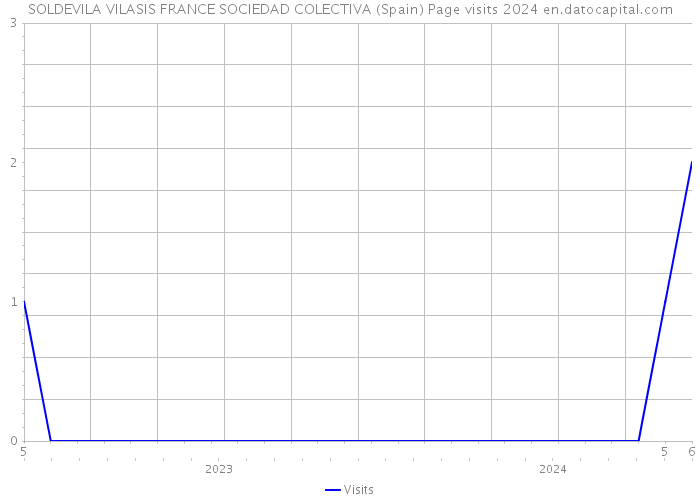 SOLDEVILA VILASIS FRANCE SOCIEDAD COLECTIVA (Spain) Page visits 2024 