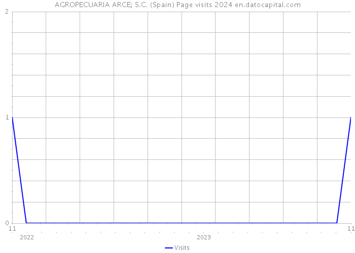 AGROPECUARIA ARCE; S.C. (Spain) Page visits 2024 
