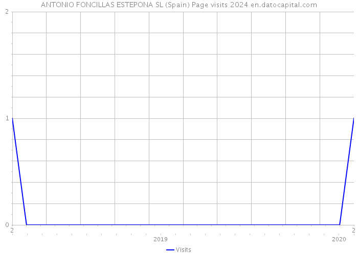 ANTONIO FONCILLAS ESTEPONA SL (Spain) Page visits 2024 