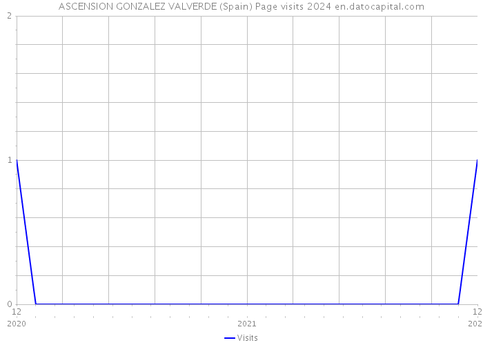 ASCENSION GONZALEZ VALVERDE (Spain) Page visits 2024 