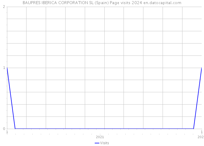 BAUPRES IBERICA CORPORATION SL (Spain) Page visits 2024 