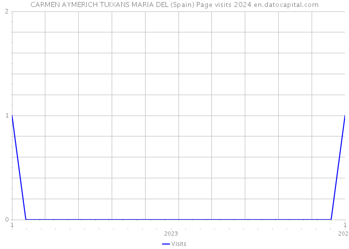 CARMEN AYMERICH TUIXANS MARIA DEL (Spain) Page visits 2024 