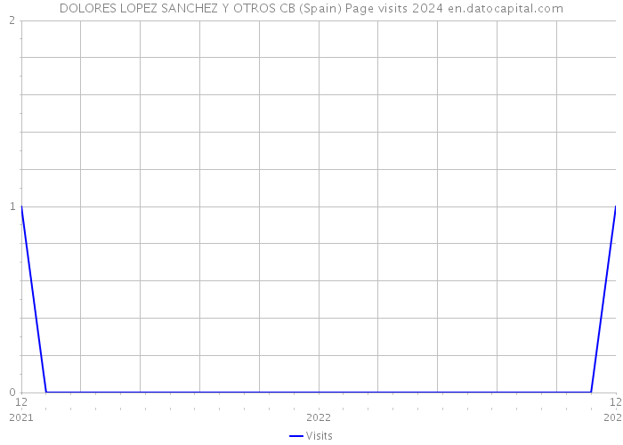 DOLORES LOPEZ SANCHEZ Y OTROS CB (Spain) Page visits 2024 