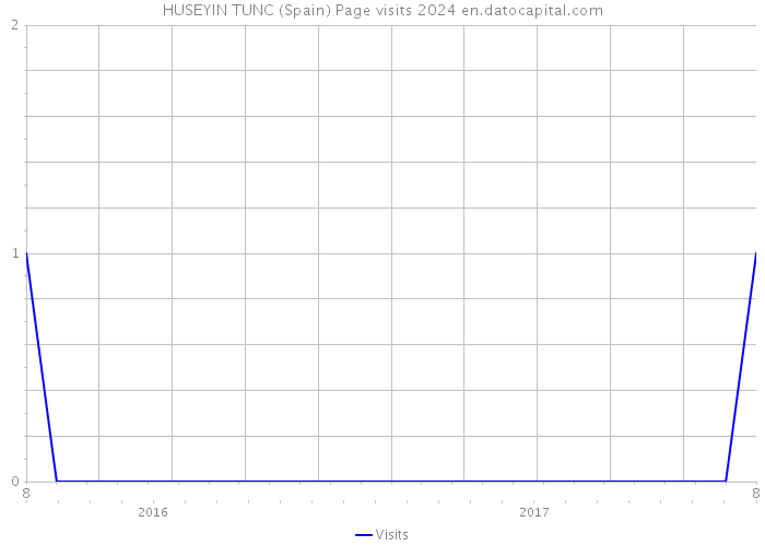HUSEYIN TUNC (Spain) Page visits 2024 