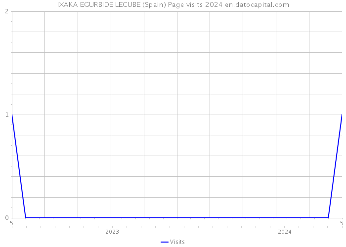 IXAKA EGURBIDE LECUBE (Spain) Page visits 2024 