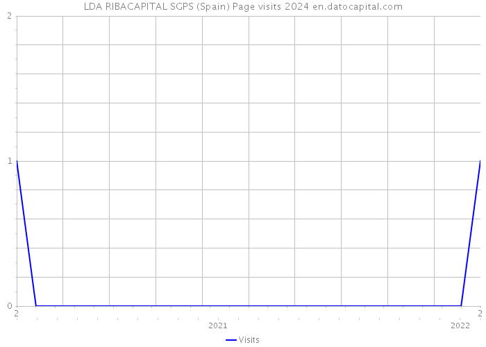 LDA RIBACAPITAL SGPS (Spain) Page visits 2024 