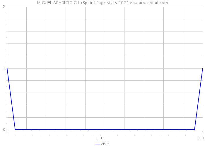 MIGUEL APARICIO GIL (Spain) Page visits 2024 