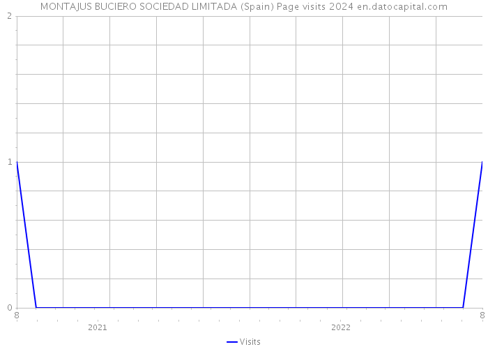 MONTAJUS BUCIERO SOCIEDAD LIMITADA (Spain) Page visits 2024 