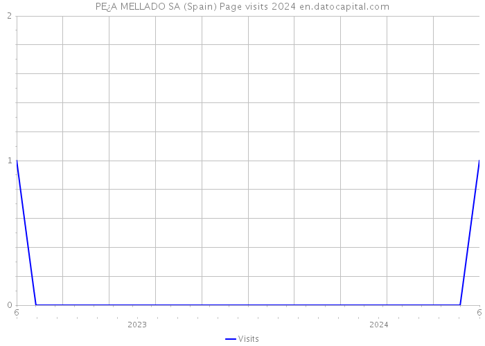 PE¿A MELLADO SA (Spain) Page visits 2024 