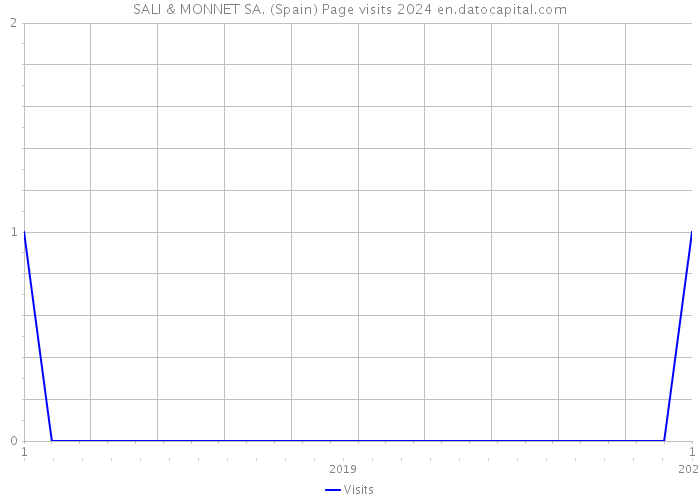 SALI & MONNET SA. (Spain) Page visits 2024 