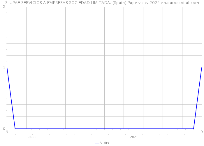 SLUPAE SERVICIOS A EMPRESAS SOCIEDAD LIMITADA. (Spain) Page visits 2024 
