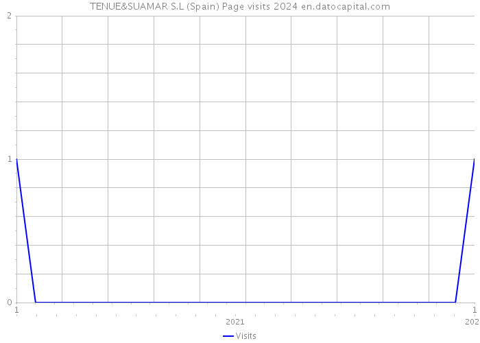 TENUE&SUAMAR S.L (Spain) Page visits 2024 