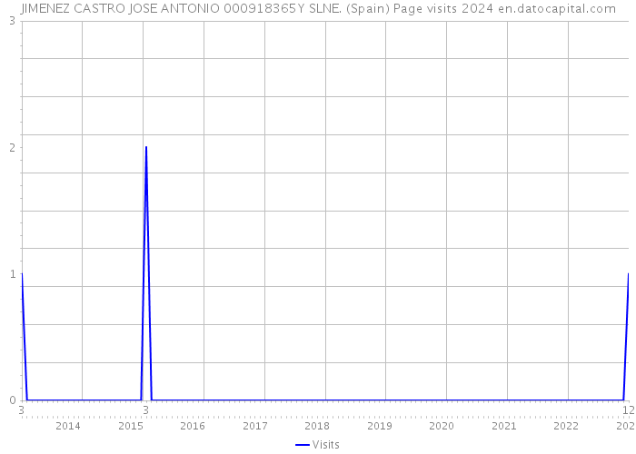 JIMENEZ CASTRO JOSE ANTONIO 000918365Y SLNE. (Spain) Page visits 2024 