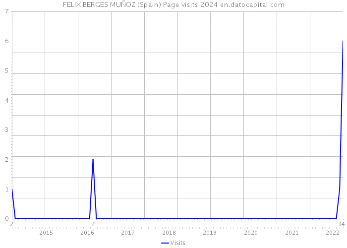 FELIX BERGES MUÑOZ (Spain) Page visits 2024 