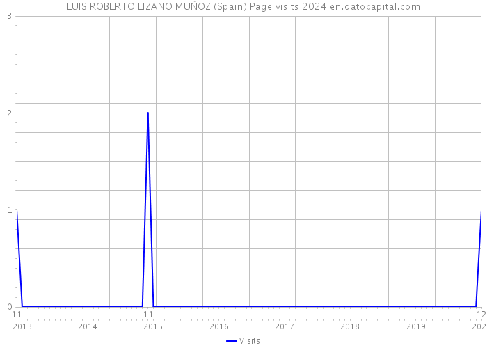 LUIS ROBERTO LIZANO MUÑOZ (Spain) Page visits 2024 