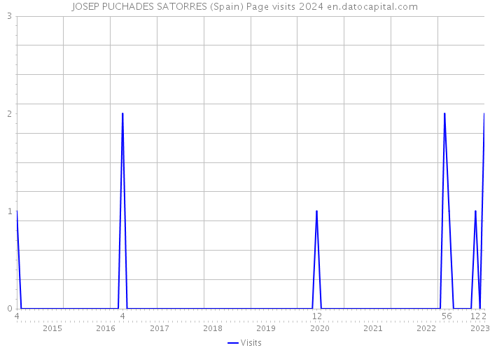 JOSEP PUCHADES SATORRES (Spain) Page visits 2024 