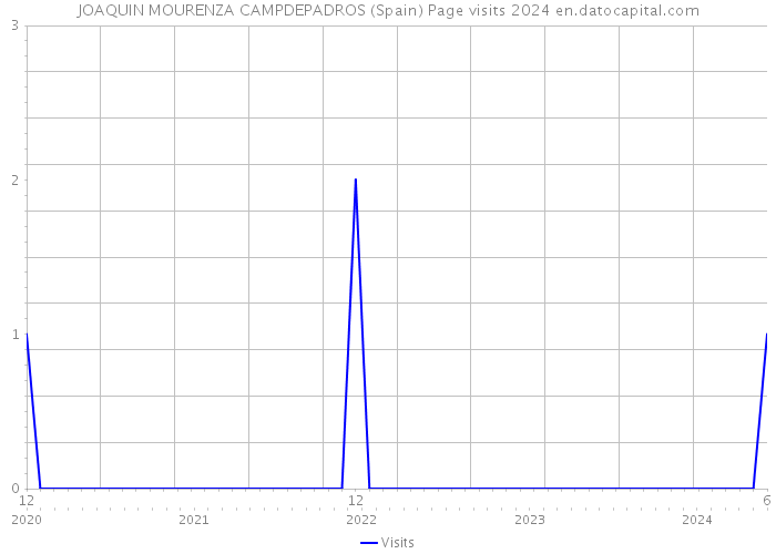 JOAQUIN MOURENZA CAMPDEPADROS (Spain) Page visits 2024 