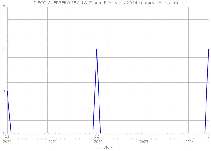 DIEGO GUERRERO SEVILLA (Spain) Page visits 2024 