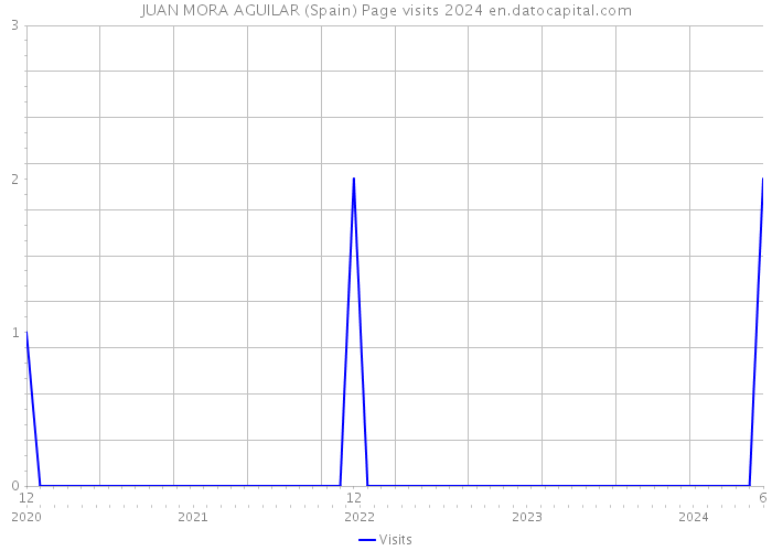 JUAN MORA AGUILAR (Spain) Page visits 2024 