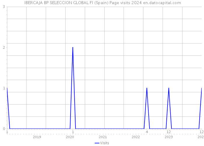 IBERCAJA BP SELECCION GLOBAL FI (Spain) Page visits 2024 