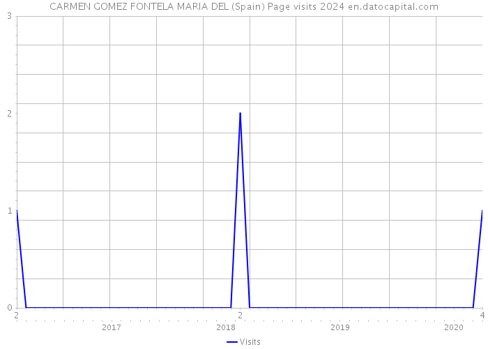CARMEN GOMEZ FONTELA MARIA DEL (Spain) Page visits 2024 