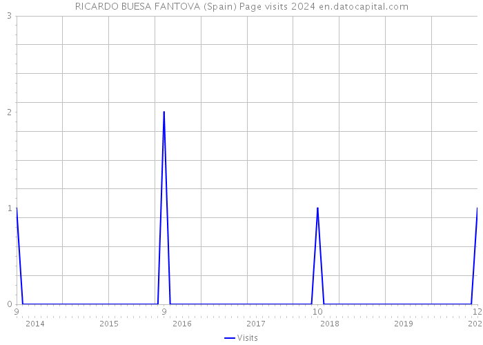 RICARDO BUESA FANTOVA (Spain) Page visits 2024 