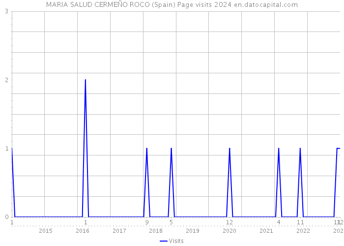 MARIA SALUD CERMEÑO ROCO (Spain) Page visits 2024 