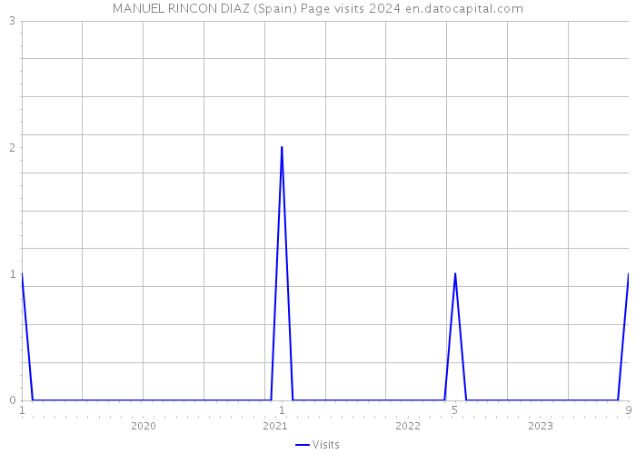 MANUEL RINCON DIAZ (Spain) Page visits 2024 