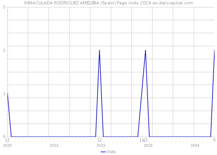 INMACULADA RODRIGUEZ AMELIBIA (Spain) Page visits 2024 