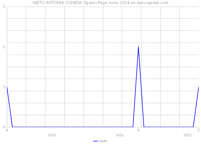 NIETO ANTONIA CONESA (Spain) Page visits 2024 