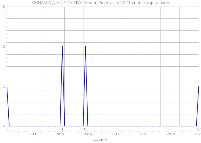 GONZALO JUAN PITA RIVA (Spain) Page visits 2024 