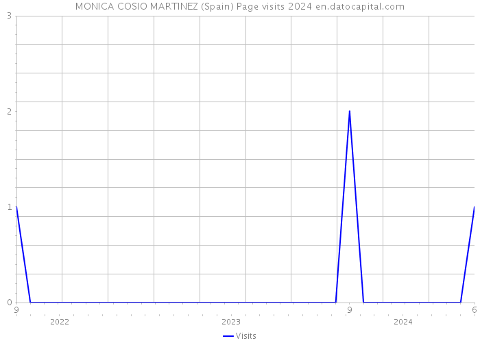 MONICA COSIO MARTINEZ (Spain) Page visits 2024 