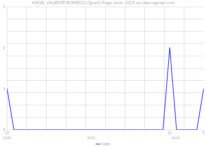 ANGEL VALIENTE BORREGO (Spain) Page visits 2024 