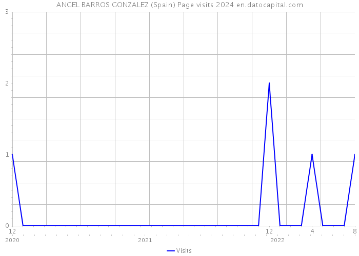 ANGEL BARROS GONZALEZ (Spain) Page visits 2024 