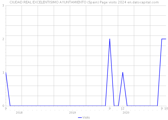 CIUDAD REAL EXCELENTISIMO AYUNTAMIENTO (Spain) Page visits 2024 