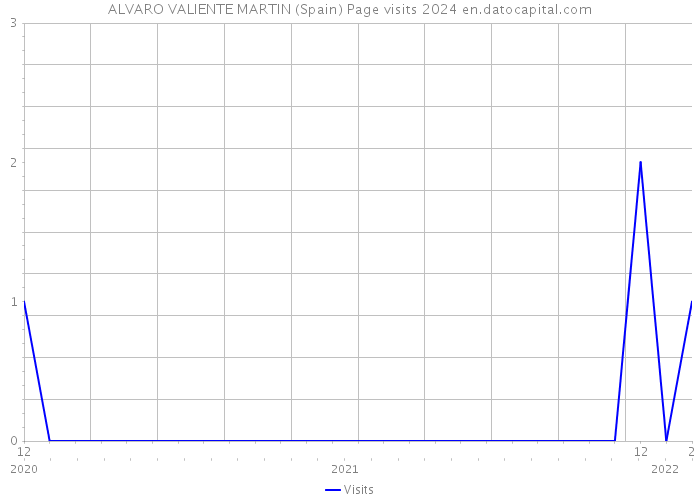 ALVARO VALIENTE MARTIN (Spain) Page visits 2024 