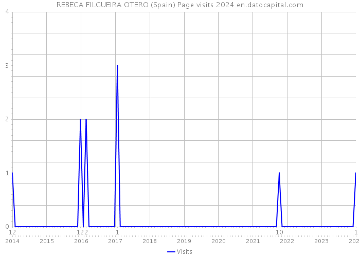 REBECA FILGUEIRA OTERO (Spain) Page visits 2024 