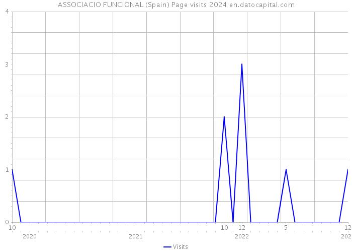 ASSOCIACIO FUNCIONAL (Spain) Page visits 2024 