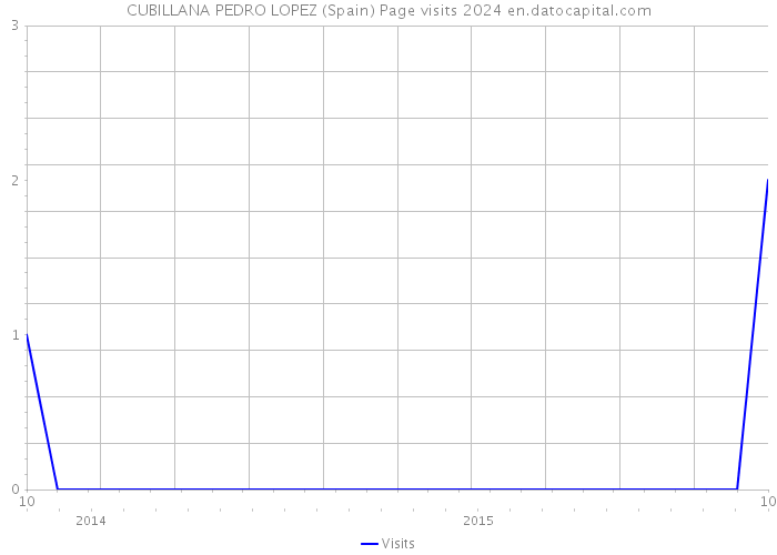 CUBILLANA PEDRO LOPEZ (Spain) Page visits 2024 