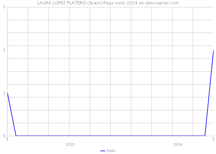 LAURA LOPEZ PLATERO (Spain) Page visits 2024 