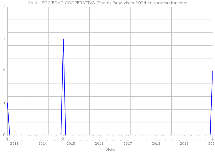 KAIKU SOCIEDAD COOPERATIVA (Spain) Page visits 2024 