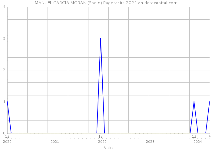 MANUEL GARCIA MORAN (Spain) Page visits 2024 
