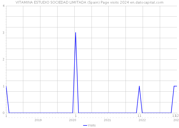VITAMINA ESTUDIO SOCIEDAD LIMITADA (Spain) Page visits 2024 